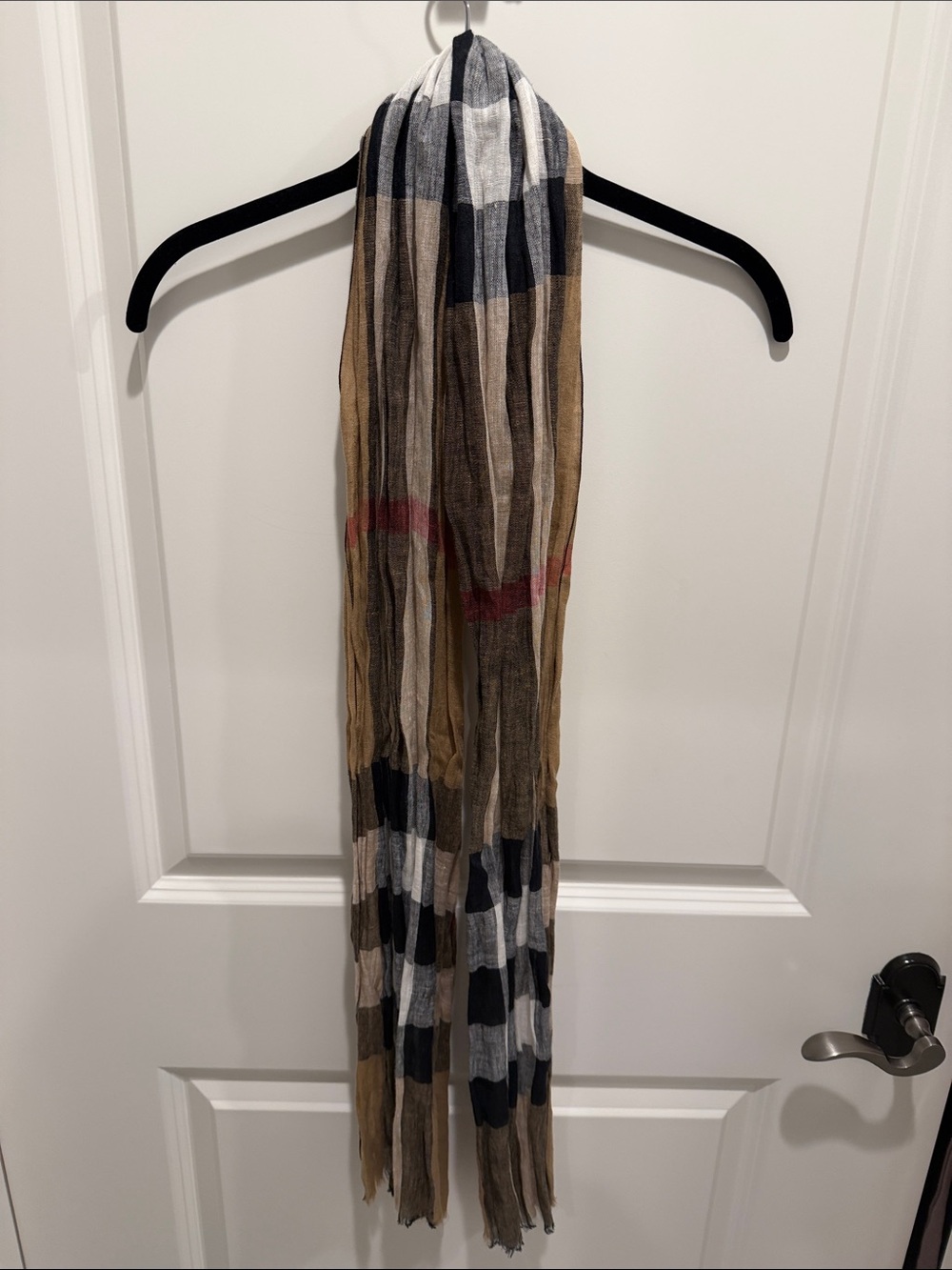 Scarf with Burberry tag
